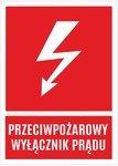 Placă de marcare auto-adezivă NOZ 74x105 (P/Poż Comutator de alimentare)