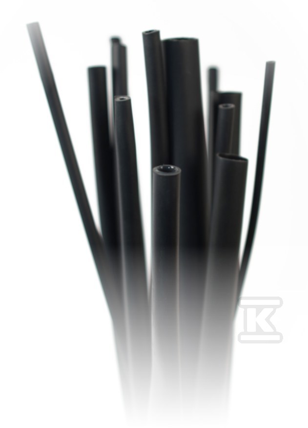 Heat shrink tube RTS 2,4/1,2 - black - RTS-2,4/1,2CZ