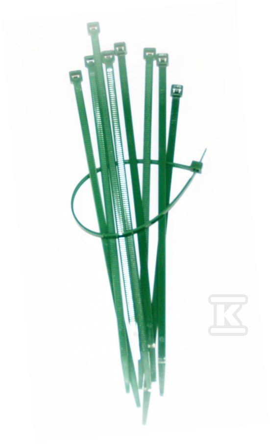 Cable tie SCK-280MCG green (100 pcs) - SCK-280STZI