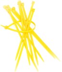 Cable tie SCK-100MCY yellow (100 pcs)