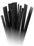 Heat shrinkable tube 2,4/1,2 - black on spool