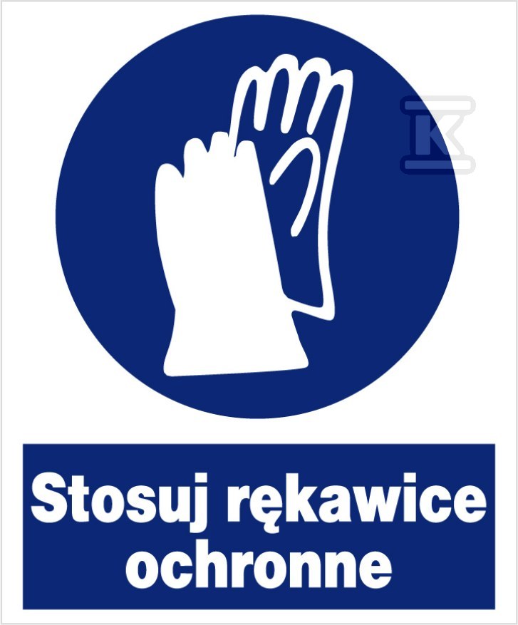 Occupational health and safety sign of - ZNO-7