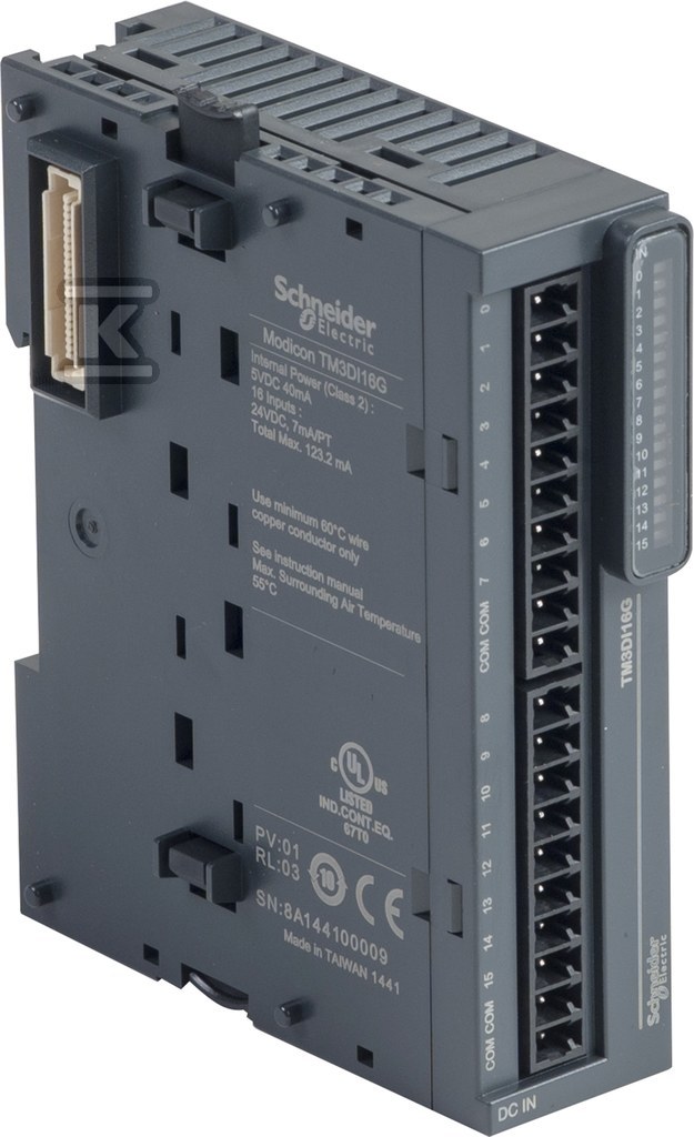 Moduł wejść cyfrowych, 16 wejść, 24 - TM3DI16G