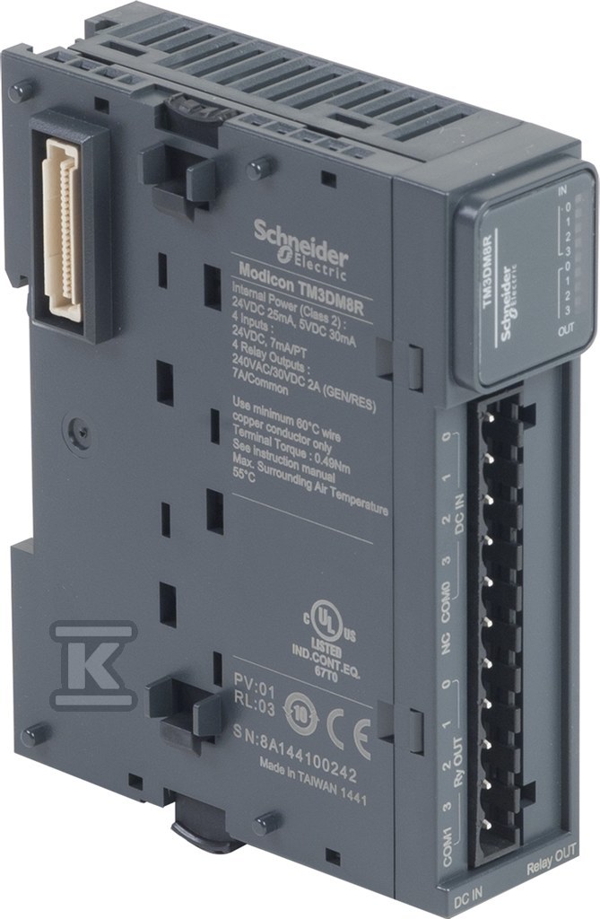 Модуль входу/виходу цифрових сигналів, - TM3DM8R