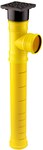 PP drainage chamber, overflow and drainage dn110mm (complete), yellow