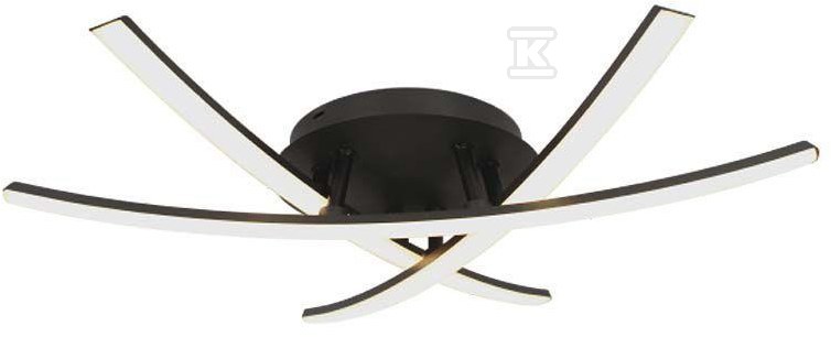 Oprawa sufitowa V-TAC 20W LED czarna - 7005
