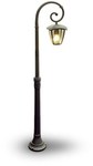 Latarnia ogrodowa V-TAC 1XE27 1365mm IP44 czarny VT-737