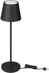 Lampka Biurkowa Nocna V-TAC 2W LED Ładowanie Ściemnianie IP54 Czarna VT-7522 3000K 200lm