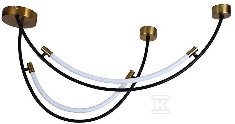 Oprawa zwieszana V-TAC 20W LED czarna - 10057