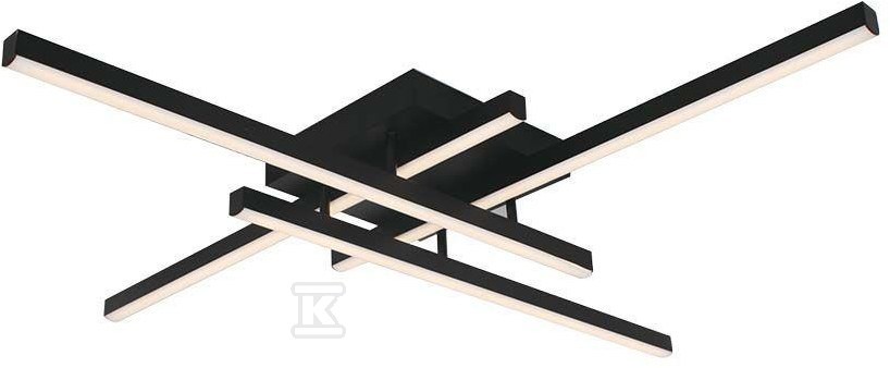 Oprawa sufitowa V-TAC 38W LED czarna - 14994