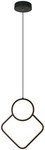 Oprawa zwieszana V-TAC 12W LED czarna VT-7917 3000K 1300lm