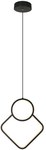 Oprawa zwieszana V-TAC 12W LED czarna VT-7917 4000K 1300lm