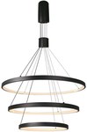 Oprawa zwieszana V-TAC 46W LED ściemnialna czarna VT-7924 3000K 4900lm