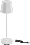 Настільна нічна лампа V-TAC 1,5W LED Зарядка Диммування IP54 Біла VT-7997 3000K 150lm