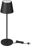 Lampka Biurkowa Nocna V-TAC 1,5W LED Ładowanie Ściemnianie IP54 Czarna VT-7997 3000K 150lm