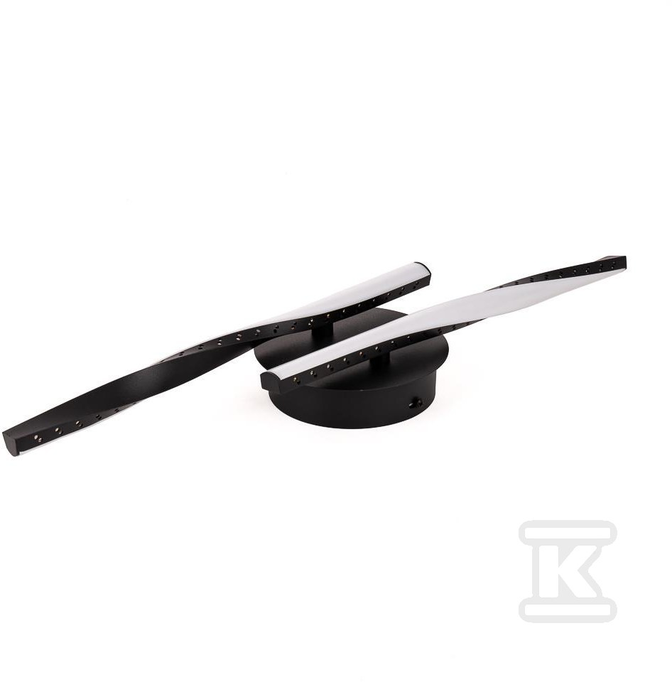 Oprawa sufitowa V-TAC 12W LED czarna - 7001