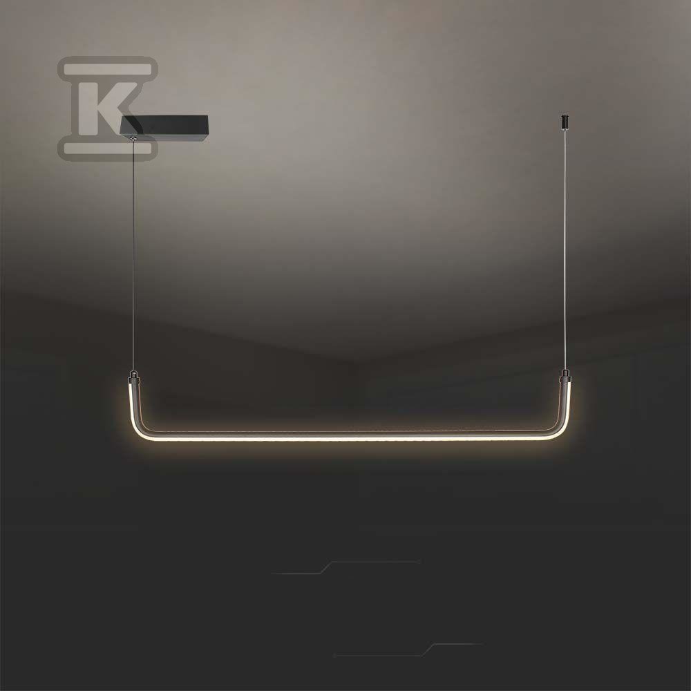 Oprawa zwieszana V-TAC 12W LED czarna - 6939