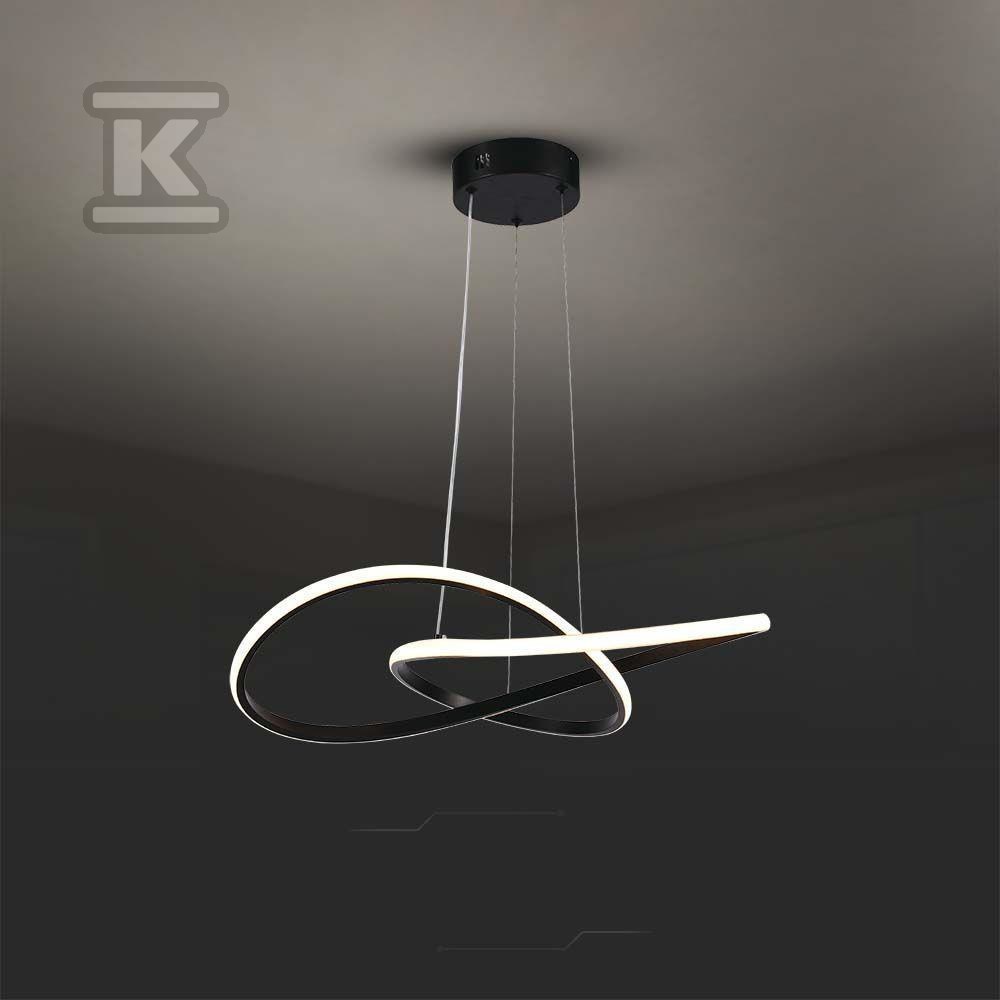 Oprawa zwieszana V-TAC 20W LED czarna - 8012