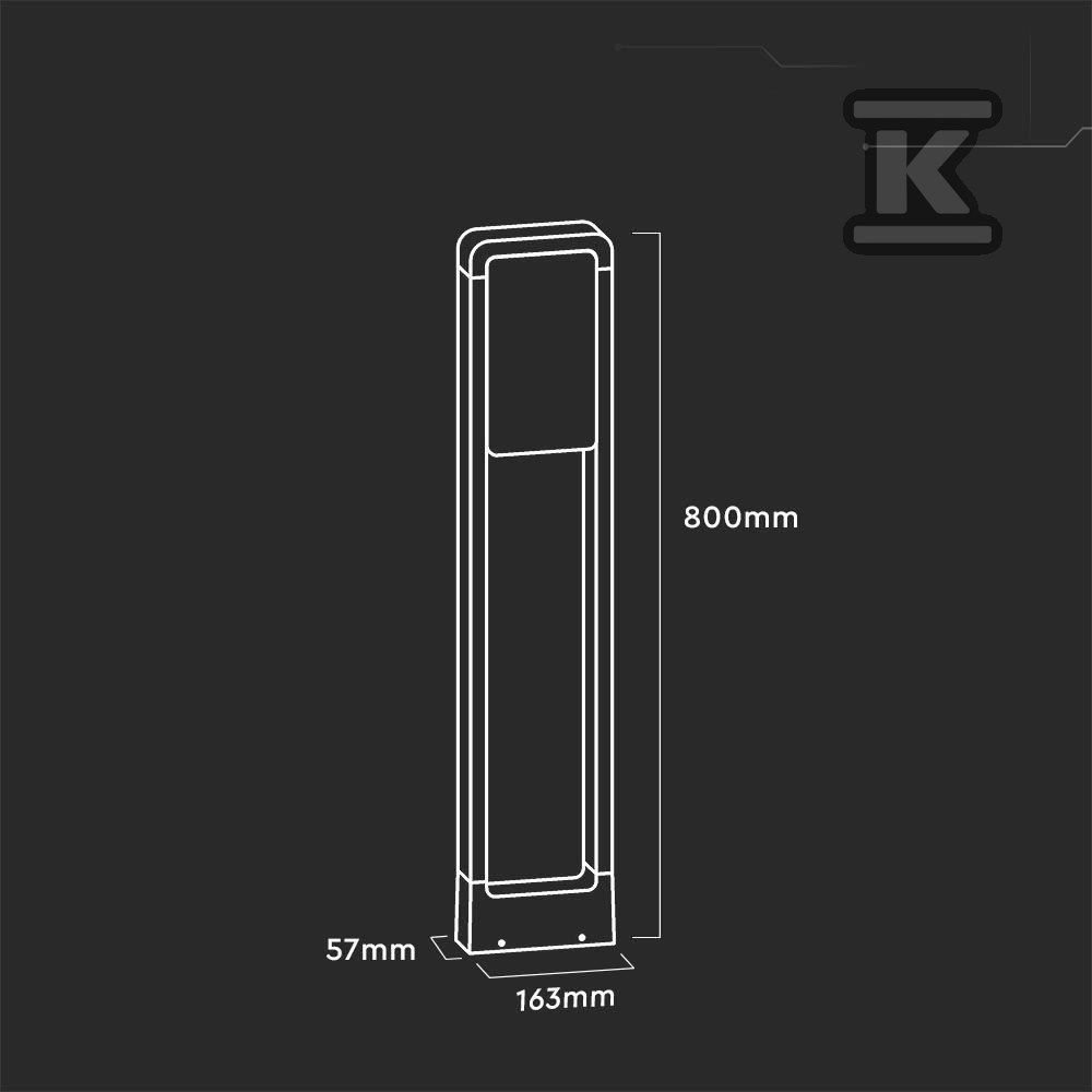 Słupek Ogrodowy V-TAC 10W LED SAMSUNG - 20113