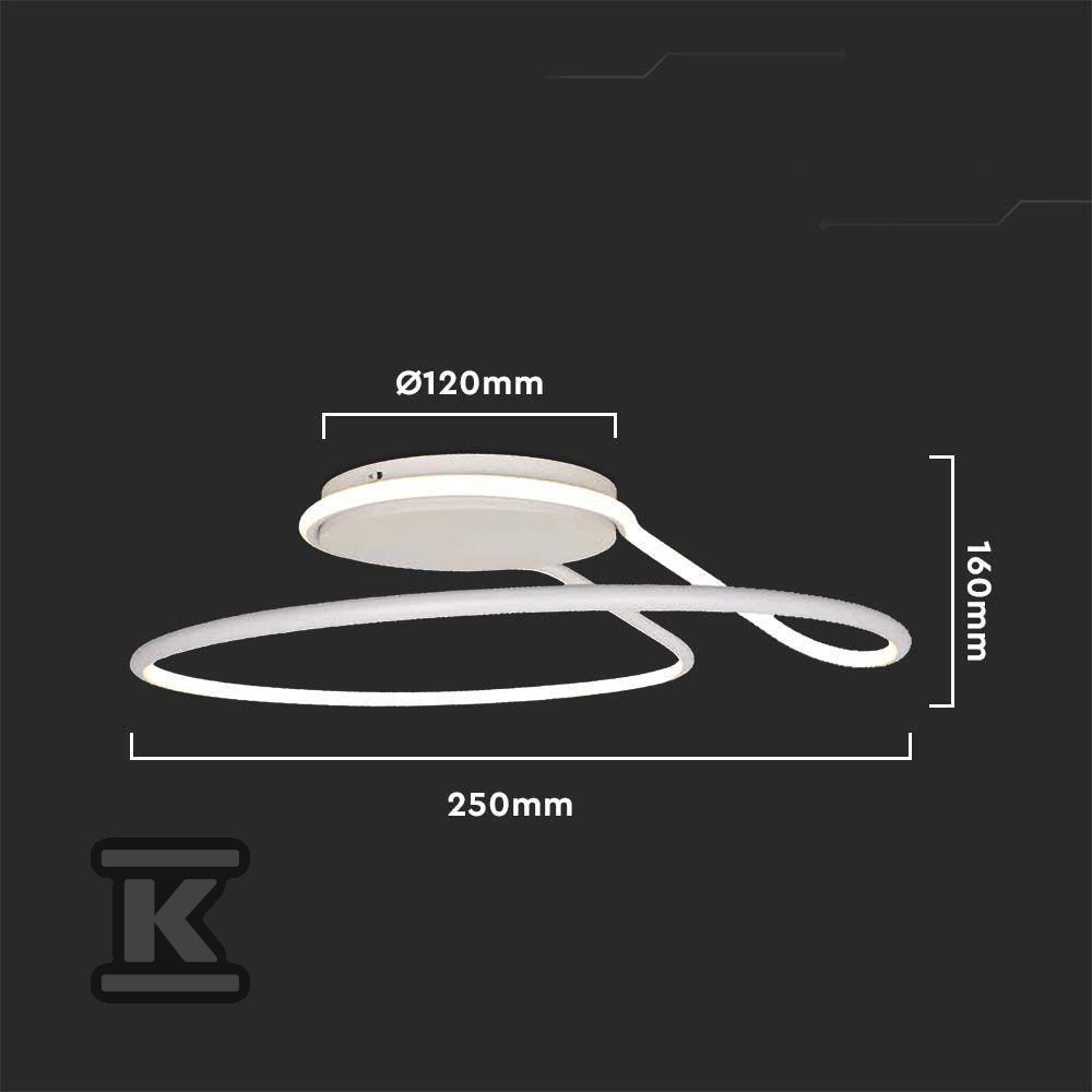 Oprawa sufitowa V-TAC 24W LED biała - 6997