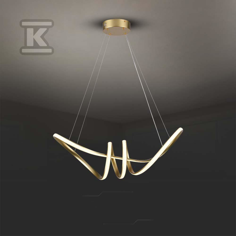 Oprawa zwieszana V-TAC 24W LED złoty - 8011