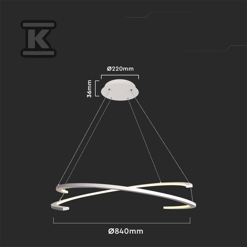 Oprawa zwieszana V-TAC LED 48W 80x120cm - 14986