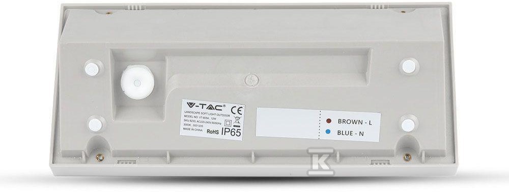 Oprawa ścienna V-TAC 12W LED ukośna - 6814