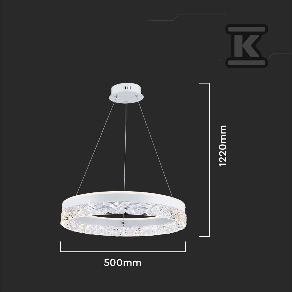 Oprawa zwieszana V-TAC 25W LED biała - 23099