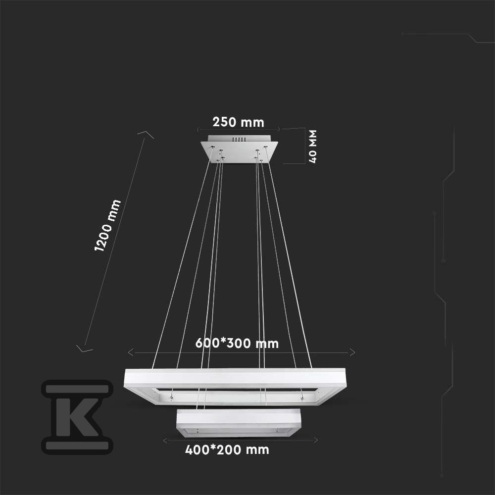 Oprawa zwieszana LED V-TAC 100W soft - 213986