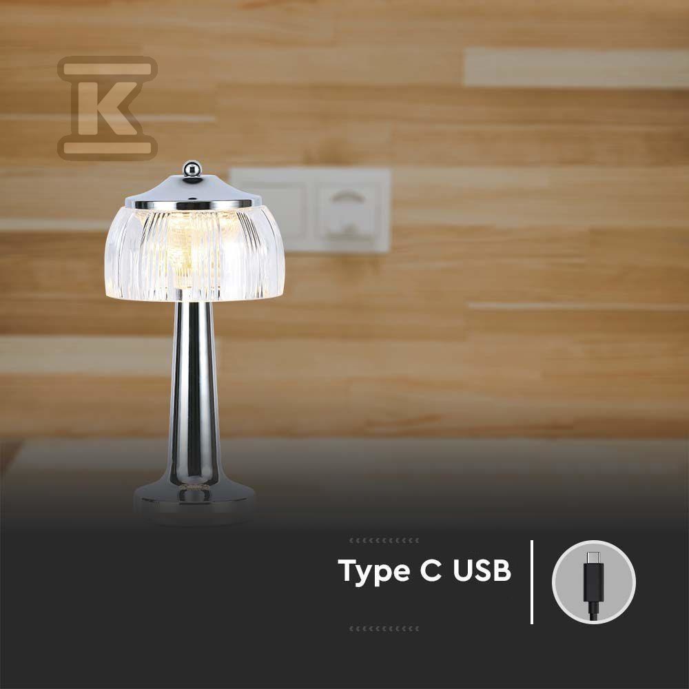 Настільна нічна лампа V-TAC 1W LED 26cm - 7939