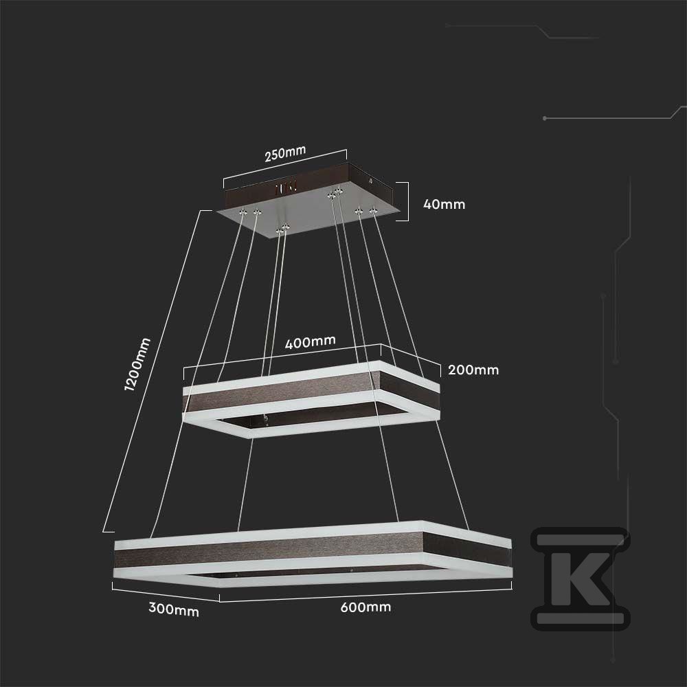 Oprawa zwieszana LED V-TAC 100W soft - 213988