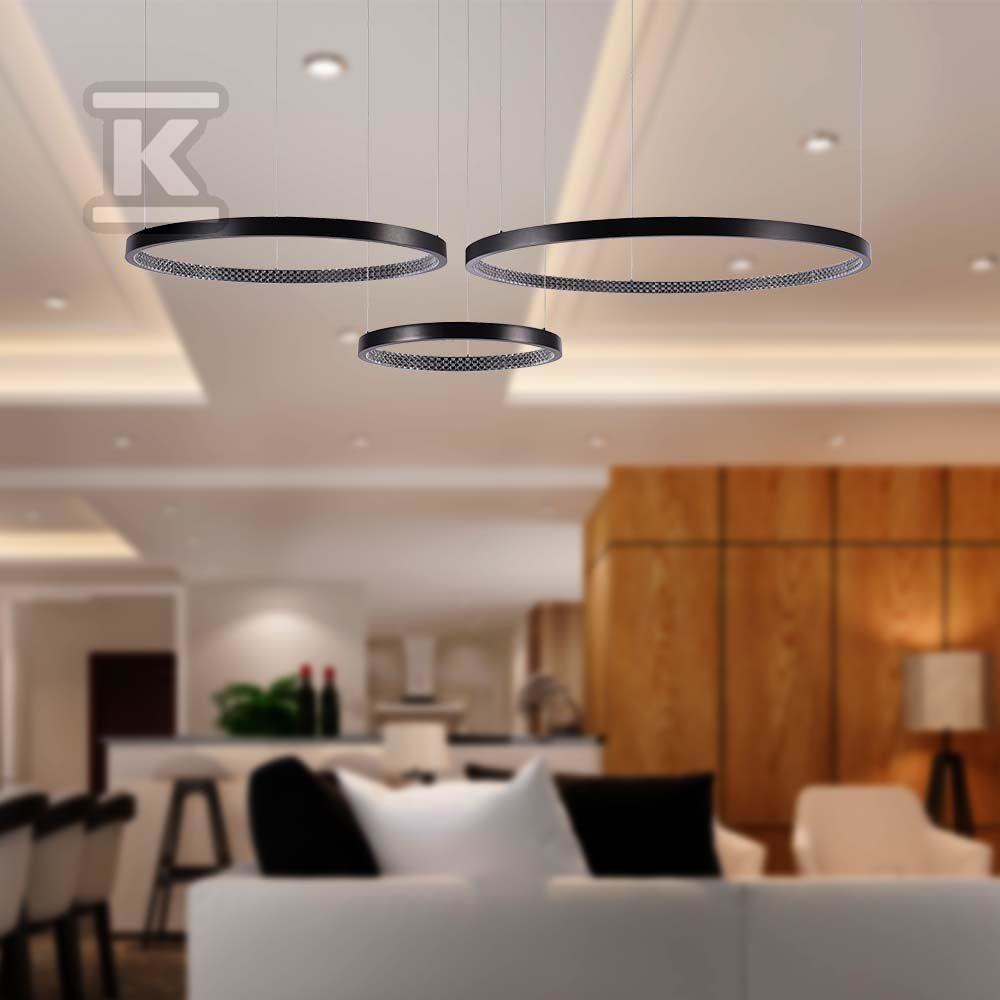 Oprawa zwieszana V-TAC 57W LED czarna - 10054