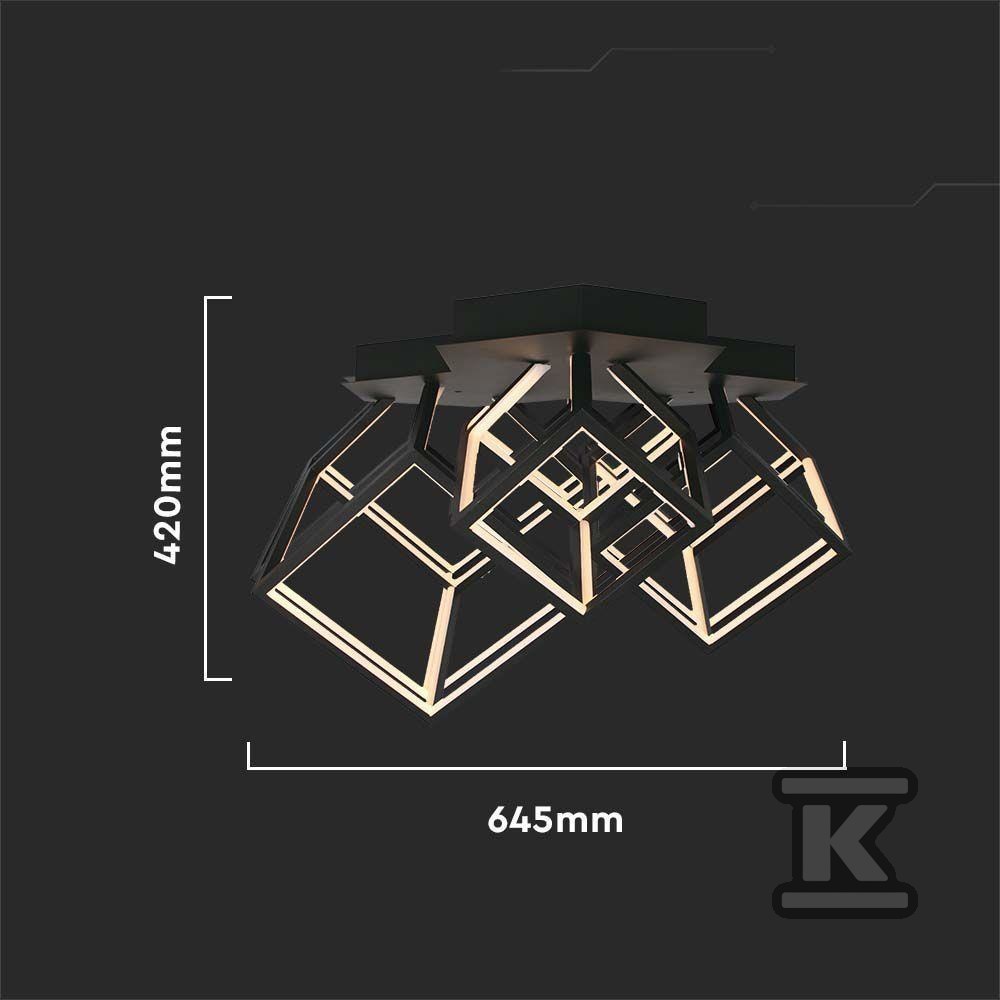 Oprawa sufitowa V-TAC 46W LED czarna - 15342