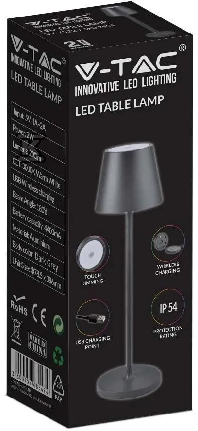 Настільна нічна лампа V-TAC 1,5W LED - 23447