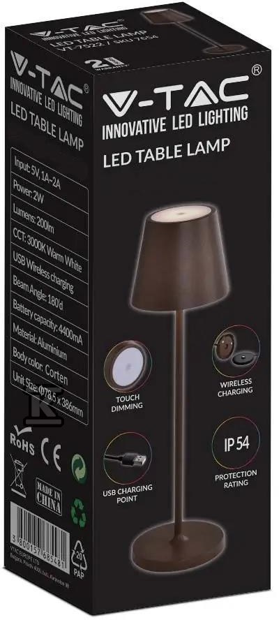 Настільна нічна лампа V-TAC 1,5W LED - 23446