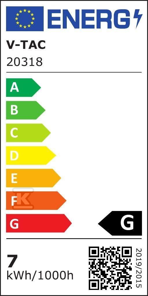 Słupek Ogrodowy V-TAC 7W SAMSUNG CHIP - 20318