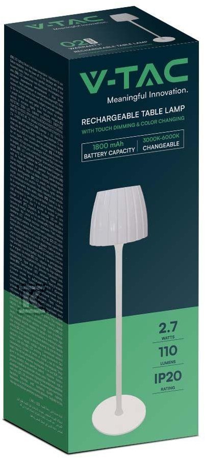 Настільна нічна лампа V-TAC 2,7W LED - 23355