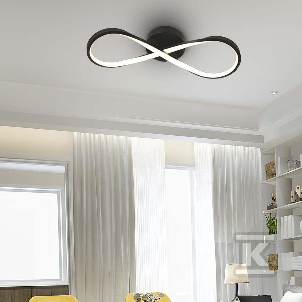 Oprawa sufitowa V-TAC 24W LED czarna - 7002
