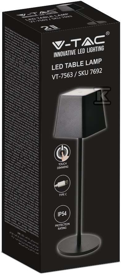 Настільна нічна лампа V-TAC 2W LED - 7692