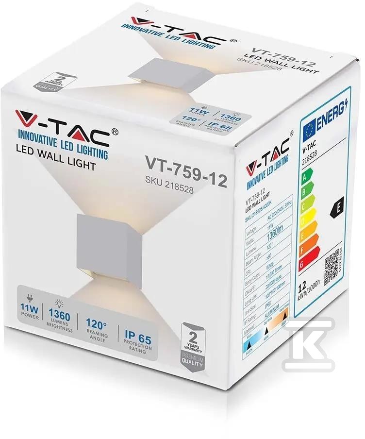 Настінний світильник V-TAC 11W LED - 218528