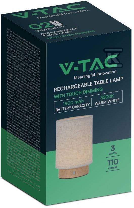 Lampka stołowa nocna V-TAC 3W LED - 23090