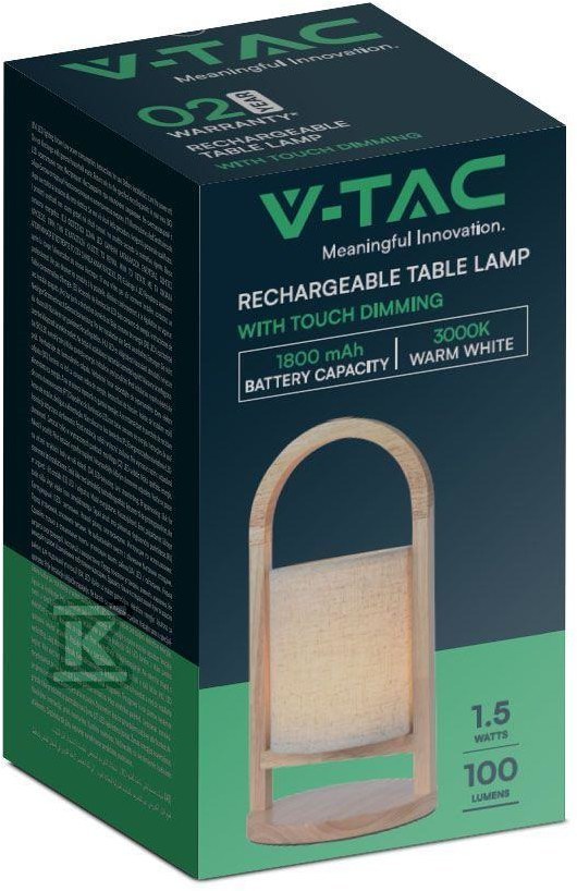 Настільна нічна лампа V-TAC 1,5W LED - 23091