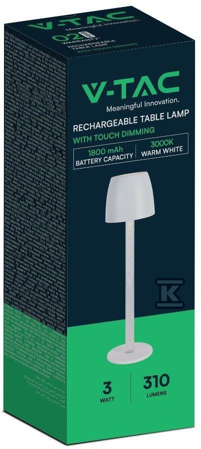 Lampka stołowa nocna V-TAC 3W LED 37cm - 23095