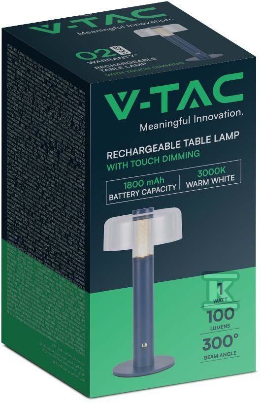 Настільна нічна лампа V-TAC 1W LED 30cm - 7942