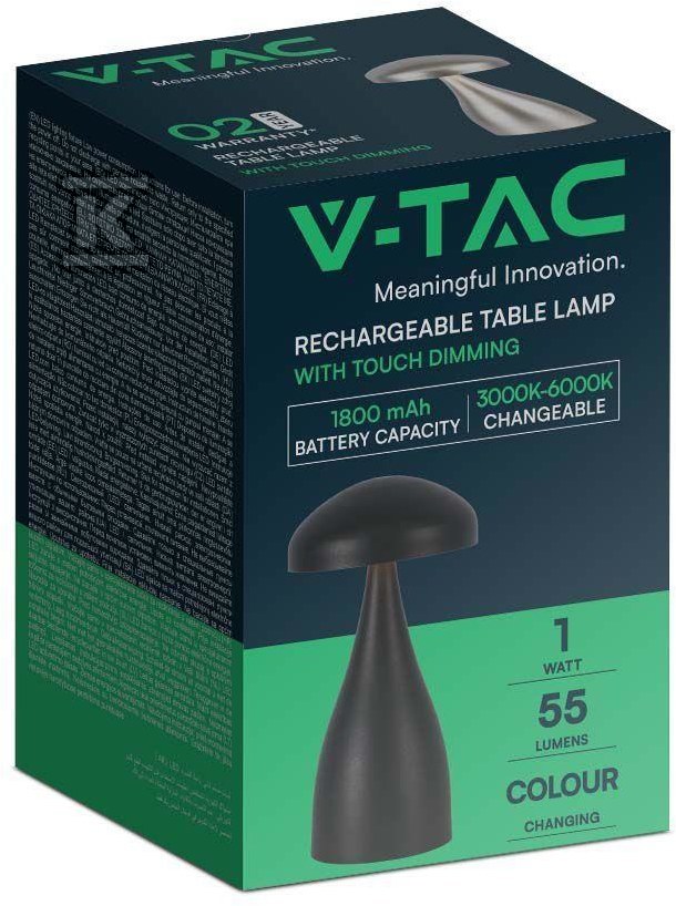 Настільна нічна лампа V-TAC 1W LED 22cm - 7895