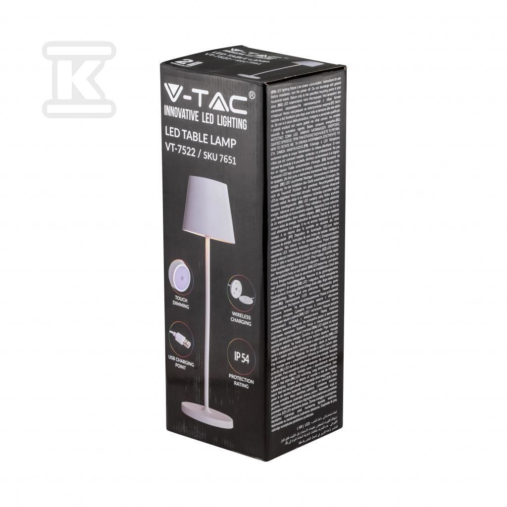Настільна нічна лампа V-TAC 2W LED - 7651