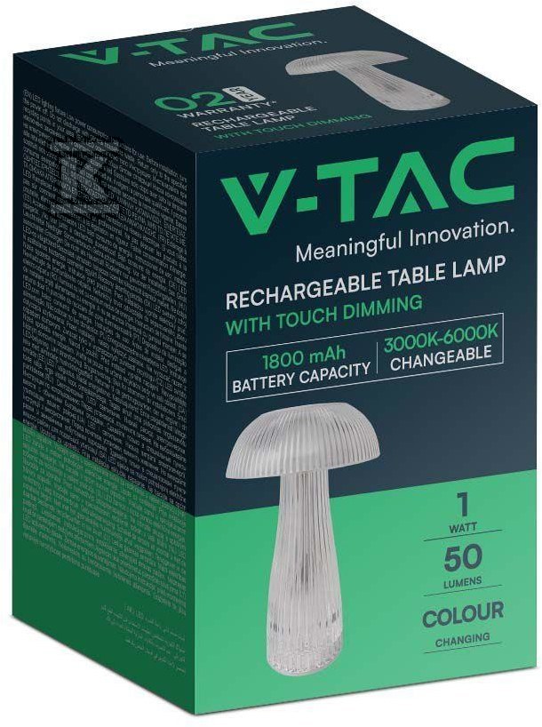 Настільна нічна лампа V-TAC 1W LED 25cm - 7894