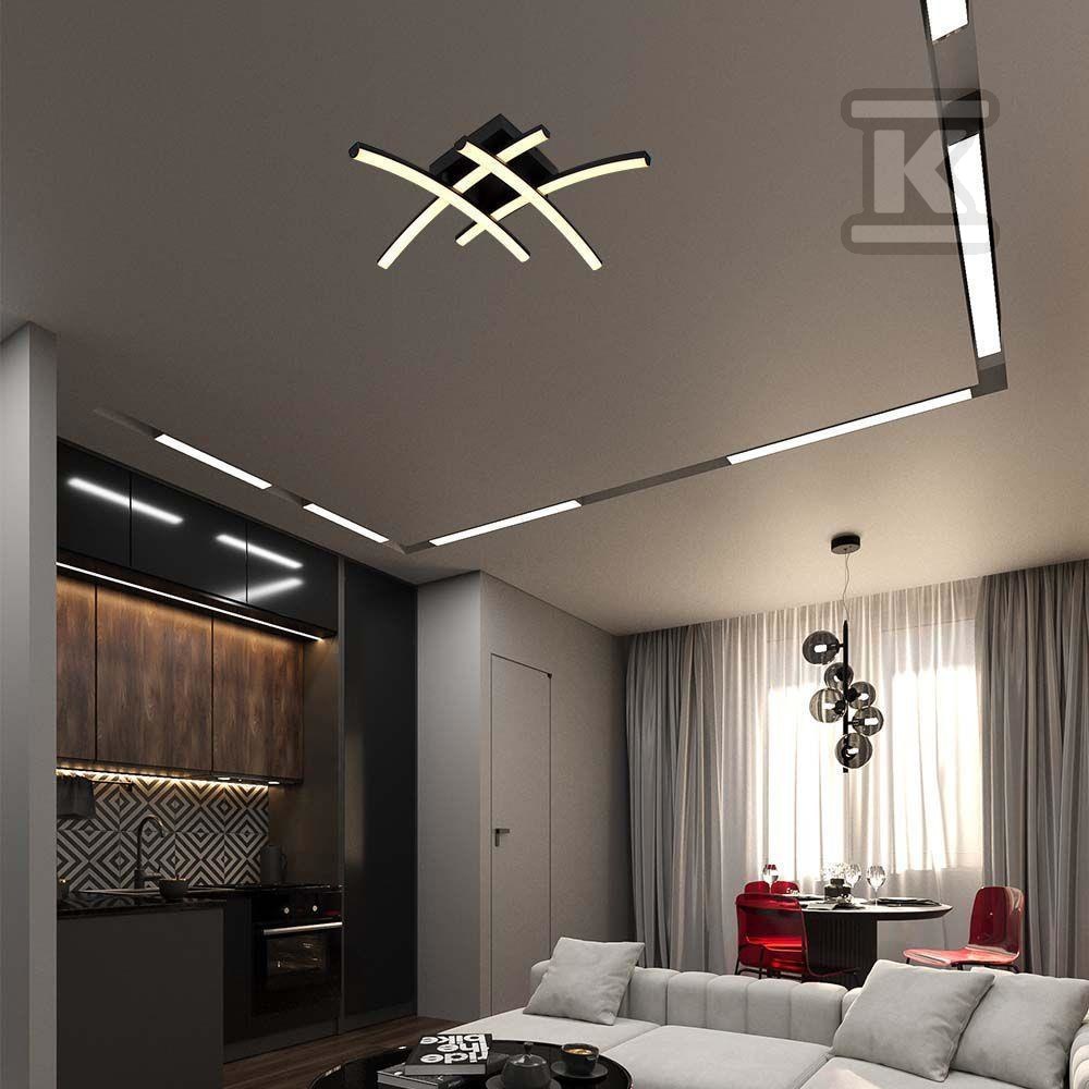 Oprawa sufitowa V-TAC 24W LED czarna - 7003