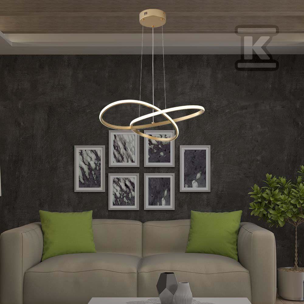 Oprawa Zwieszana V-TAC 20W LED Złota - 8014