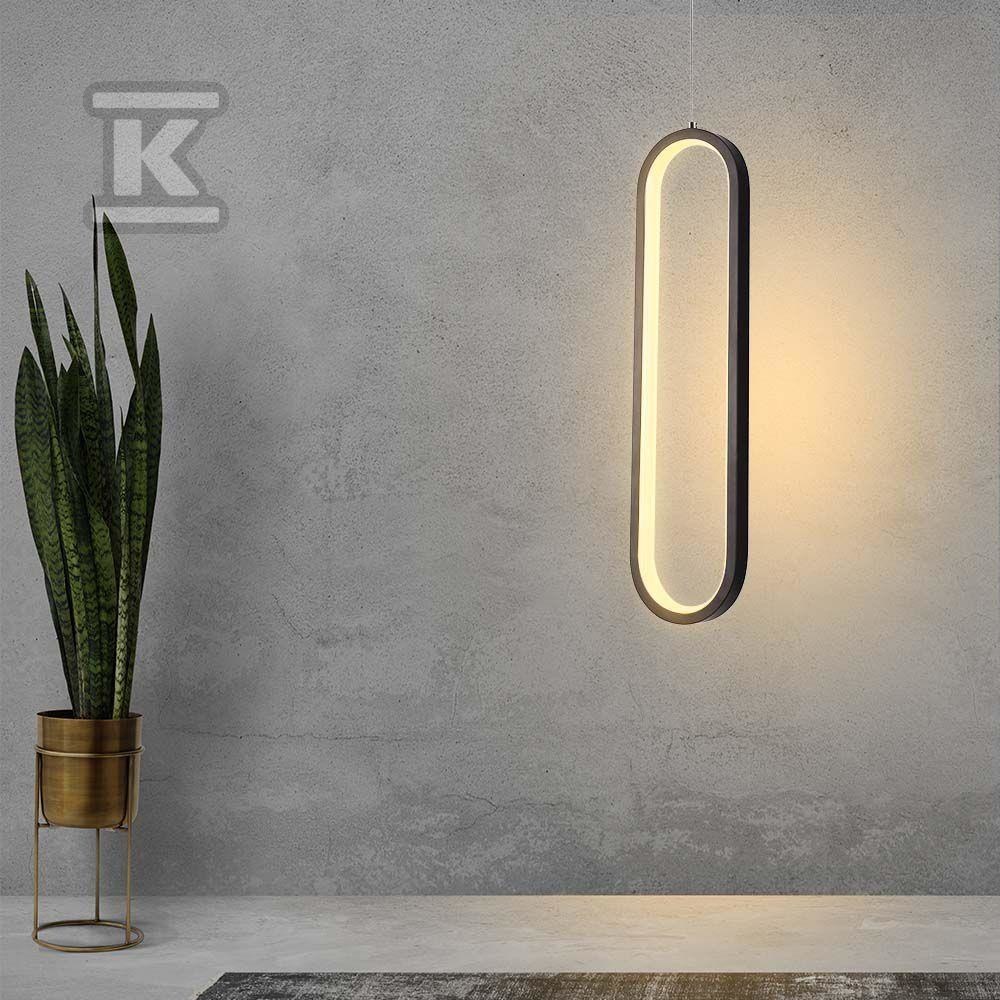 Oprawa zwieszana V-TAC 13W LED czarna - 10076
